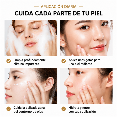 Set De 15 Piezas Para Skin Care Con Caviar